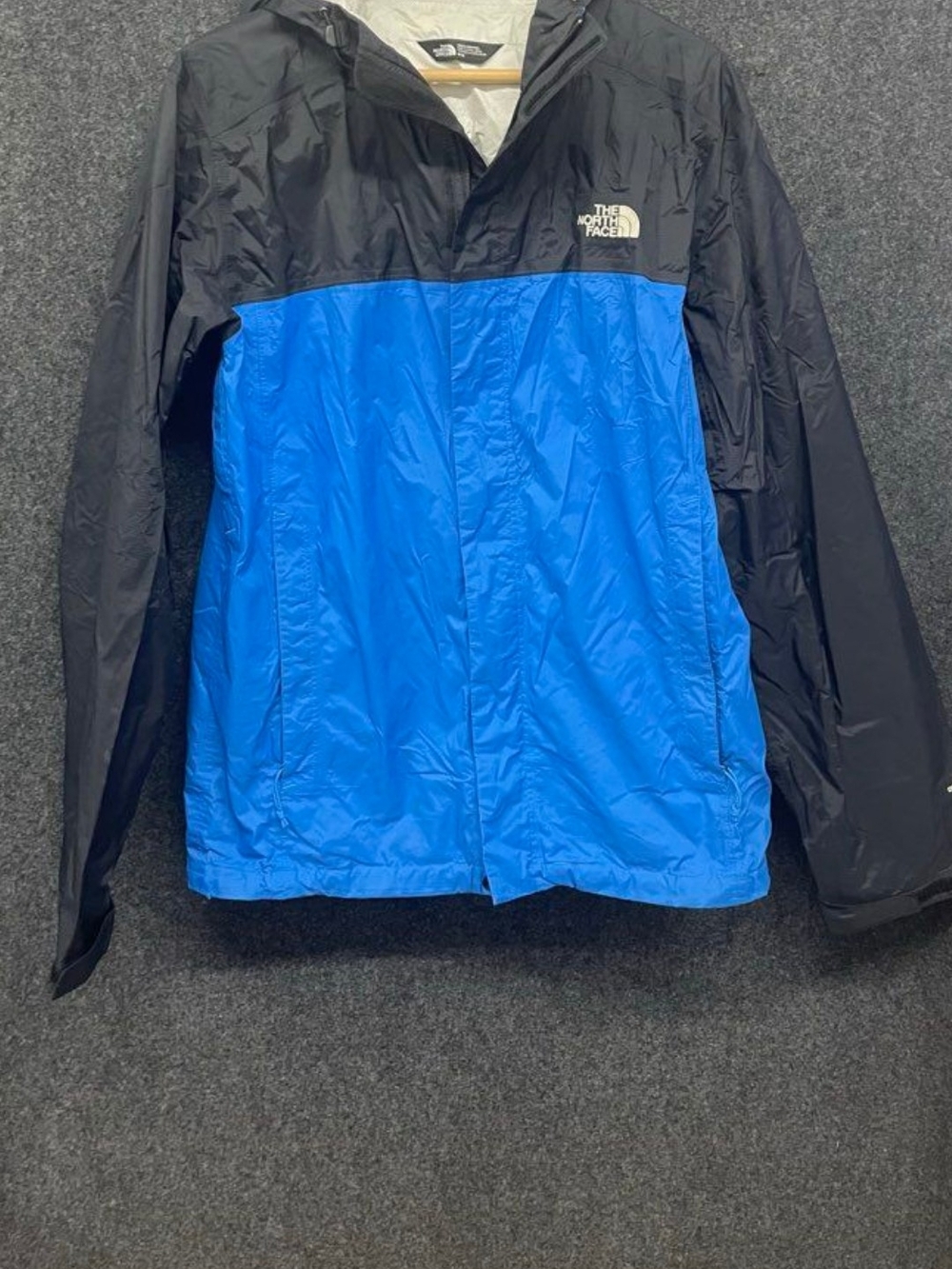 The North Face Black and Blue Men's Raincoat Jacket